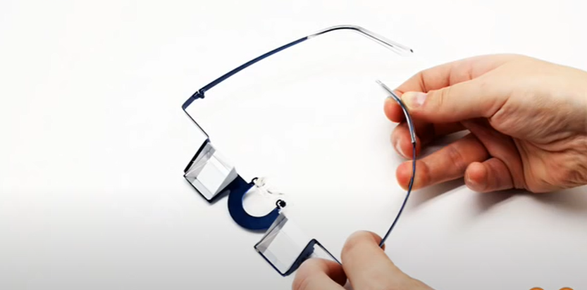 adjusting your belay glasses