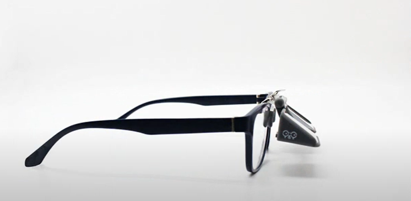 putting belay glasses on prescription glasses