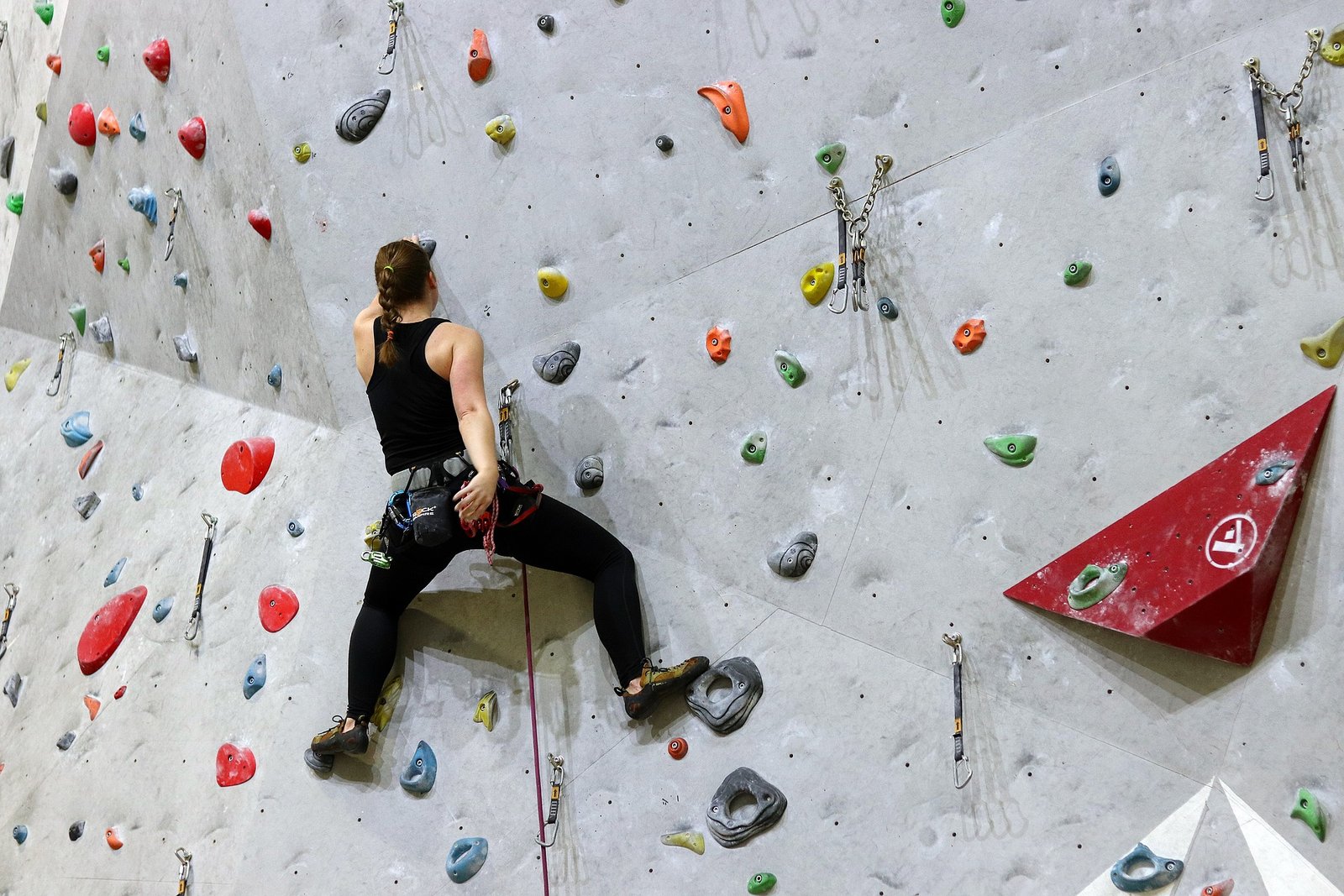 indoor rock climbing